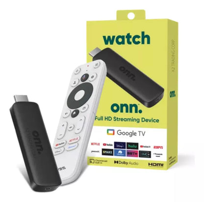 WATCH ONN GOOGLE TV CON COMANDO DE VOZ