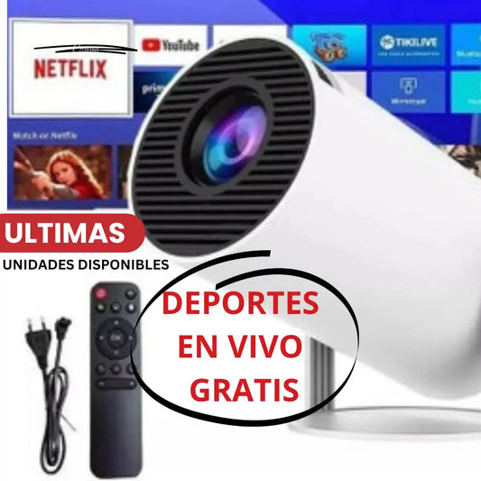 PROYECTOR Y300    Más de 1200 canales de TV  GRATIS