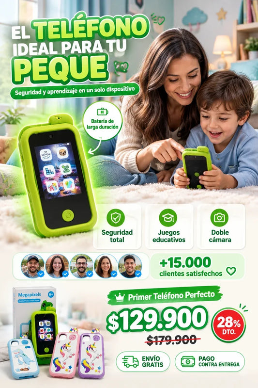 celular Educativo Pro Kids con doble cámara